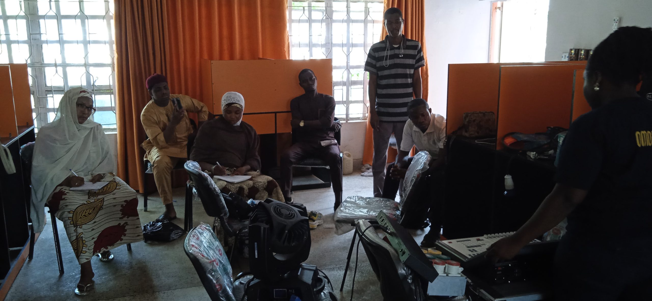 TAFTA Kano participants in a community discussion circle