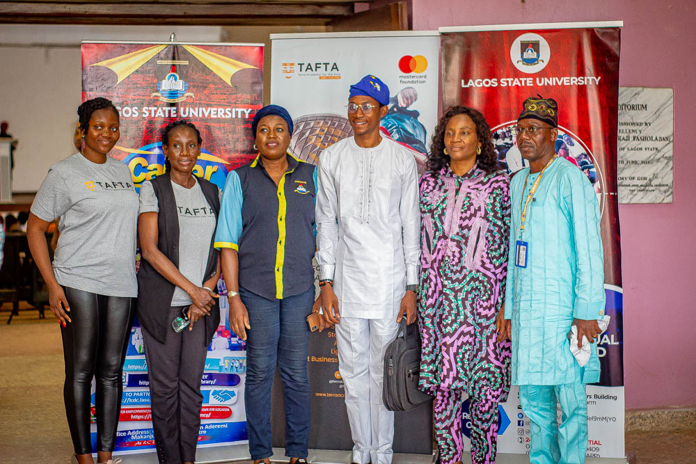 TAFTA programme representatives at a Lagos State University programme
